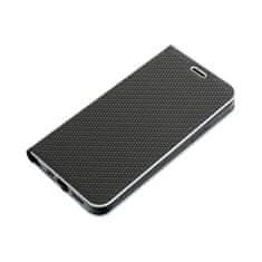 FORCELL Pouzdro / obal na Samsung Galaxy S23 Plus černé - knížkové LUNA Book Carbon