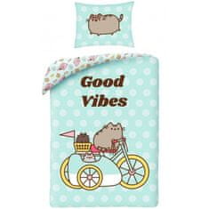 Halantex Bavlněné ložní povlečení Pusheen - Good Vibes