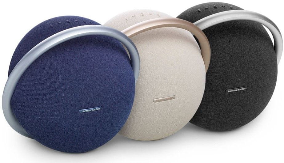  moderný bluetooth reproduktor harman kardón onyx štúdio 8 vysoko originálny dizajn dlhá výdrž batérie perfektný zvuk handsfree funkcia 