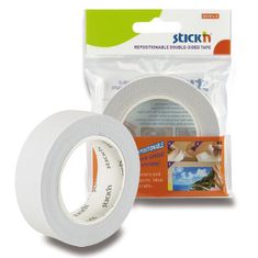 HOPAX Oboustranná lepicí páska Stick’n Re-Stick Tape 12 mm x 12 m