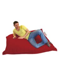 Atelier Del Sofa Zahradní sedací vak Cushion Pouf 100x100 - Red, Červená