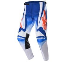 Alpinestars Motokrosové kalhoty Racer Semi blue/hot orange vel. 32