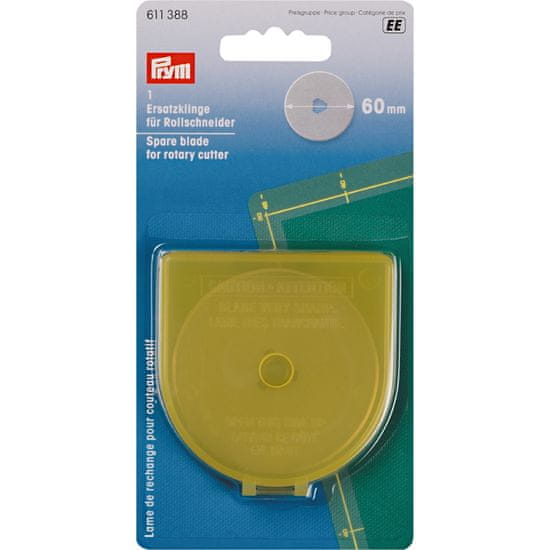 PRYM Náhradní nůž do řezacího kolečka 611387, 60 mm