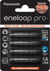 Panasonic BATERIE ENELOOP PRO HR6 AA 3HCDE/4BE, 2500mAh