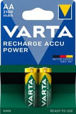 Varta nabíjecí baterie Power AA 2100 mAh, 2ks