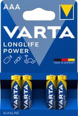 Varta baterie Longlife Power AAA, 4ks