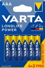 Varta baterie Longlife Power AAA, 4+2ks