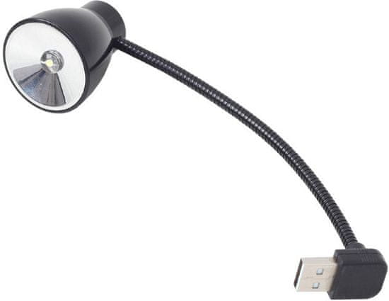 Gembird USB lampička k notebooku, flexibilní, černá