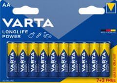 Varta baterie Longlife Power AA, 7+3ks