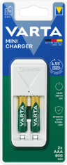 Varta nabíječka Mini Charger + 2x AAA 800 mAh