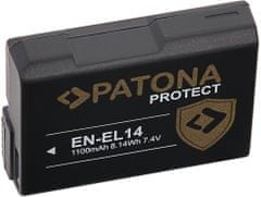 PATONA baterie pro Nikon EN-EL14 1100mAh Li-Ion Protect