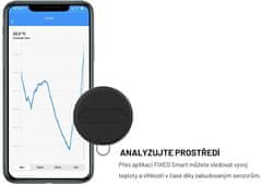 FIXED smart tracker Sense, set 2ks, žlutá + červená