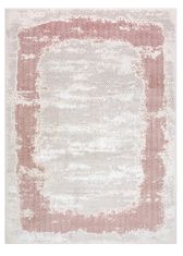 Dywany Łuszczów Kusový koberec Core A004 Frame beige/pink 120x170