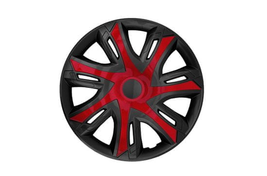 NRM Poklice pro KIA 15", N-POWER BICOLOR bordó/černé 4ks