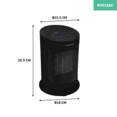 VONROC Elektrické topení s ventilátorem - 1200W/1800W - Keramické| Funkce otáčení