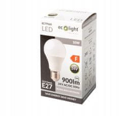 ECOLIGHT LED žárovka - E27 - 10W - 24V - neutrální bílá