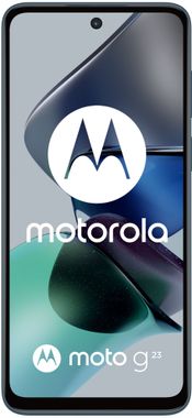 moderní mobilní dotykový telefon smartphone motorola Moto G23 20W rychlonabíjení bleskové nabíjení telefonu 5000 mah baterie výdrž lte wifi Bluetooth 2 sim Dual SIM dedikovaný slot paměťová karta NFC 6,5palcový fullhd+ IPS displej 50mpx fotoaparát google assistant ultraširokoúhlý objektiv širokoúhlá kamera výkonný fotoaparát makro hloubkový objektiv MediaTek Helio G95 výkonný procesor LTE 4G Dolby Atmos stereo reproduktory