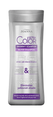 Joanna Ultra Color Silver šampon na vlasy pro odstranění nažloutlých tónů - stříbrné a popelavé blond odstíny 200 ml