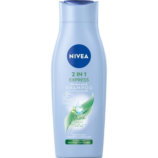 Nivea Jemný šampon s kondicionérem 2In1 Express 400 ml