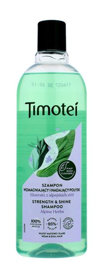 Timotei Šampon Strength & Shine 400 ml