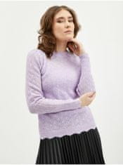 Orsay Světle fialový dámský svetr s příměsí vlny M