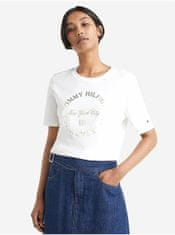 Tommy Hilfiger Bílé dámské tričko Tommy Hilfiger XS
