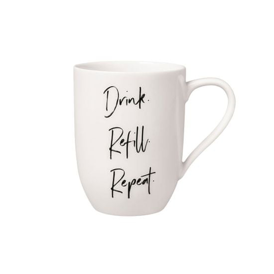 Villeroy & Boch Hrnek s nápisem DRINK. REFILL. REPEAT.