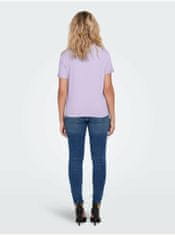 Jacqueline de Yong Světle fialové tričko JDY Amy XL