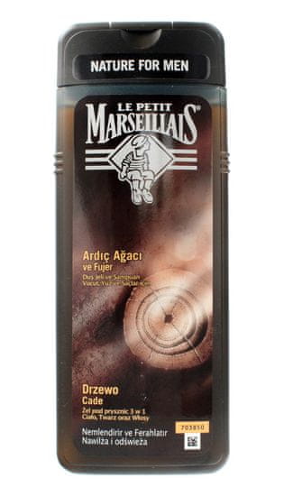 Le Petit Marseillais Pánský sprchový gel 3W1 Cade Tree 400 ml