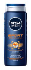 Nivea Pánský gel Pod Prysznic Sport 24H Fresh Effect 500Ml