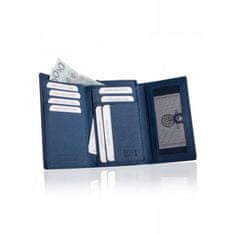 Betlewski Dámská kožená stylová peněženka Bpd-Ss-17 Blue