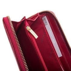 Betlewski Dámská kožená peněženka Large Bpd-Cr-5201 Red