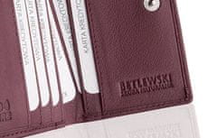 Betlewski Dámská kožená peněženka Pink SS-14