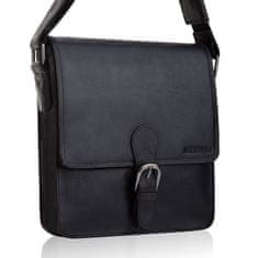Betlewski Pánská kožená taška Vintage Tbs-311 černá