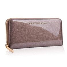 Betlewski Dámská kožená peněženka Rfid Grey