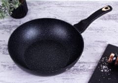 Berlingerhaus Pánev WOK s mramorovým povrchem 28 cm Black Rose Collection BH-1638