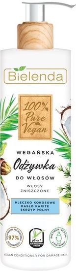 OEM Čistý veganský kondicionér na zničené vlasy Veganský kondicionér