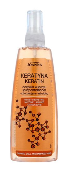 Joanna Keratinový kondicionér ve spreji pro drsné a poškozené vlasy 150 ml