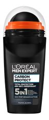 Loreal Professionnel Pánský dekodorant Expert Roll-On Carbon Protect 4W1 50ml