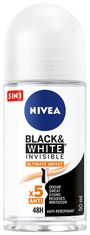 Nivea Dezodorant Black&White Invisible Ultimate Impact 5In1 Roll-On 50ml