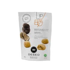 Deseo Toskánské suché vinné sušenky s olivovým olejem s černým letním lanýžem "Biscotti Salati All'Olio Extra Vergine di Oliva Tartufo Tuber Aestivum Vitt." Deseo