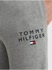 Tommy Hilfiger Šedé pánské žíhané tepláky Tommy Hilfiger M