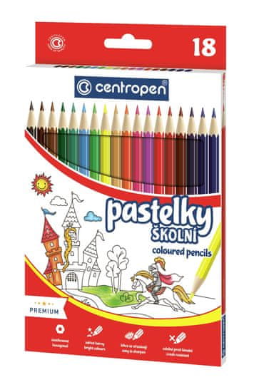 Centropen Pastelky 9520 šestihranné /18 ks