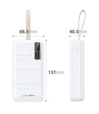 REMAX Powerbank RPP-506 Noah 30000mAh bílá 22,5W 92103