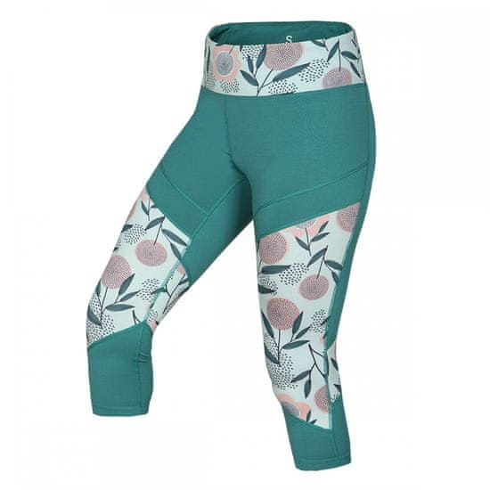 Ocún Dámské legíny Ocún RHEA 3/4 Leggings green porcelain|S