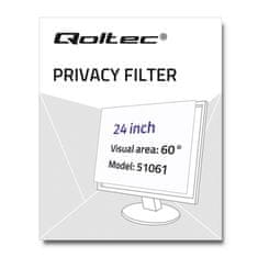 Qoltec Privacy Masker | 24" | 16:10