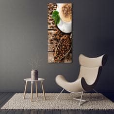 Wallmuralia Vertikální Moderní foto obraz na stěnu Káva 70x140 cm 4 úchytky