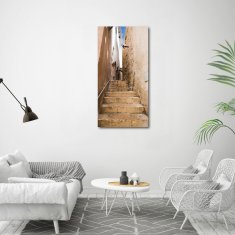 Wallmuralia Vertikální Foto obraz fotografie na skle Uličky Izrael 60x120 cm 4 úchytky