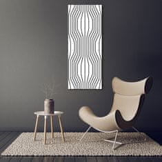 Wallmuralia Vertikální Fotoobraz na skle Geometrické linei 50x125 cm 4 úchytky