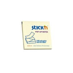 STICK´N Samolepicí bloček "Z", žlutá, 76 x 76 mm, 100 listů, 21395